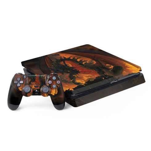 Fireball Dragon by Vincent Hie PlayStation PS4 Skins